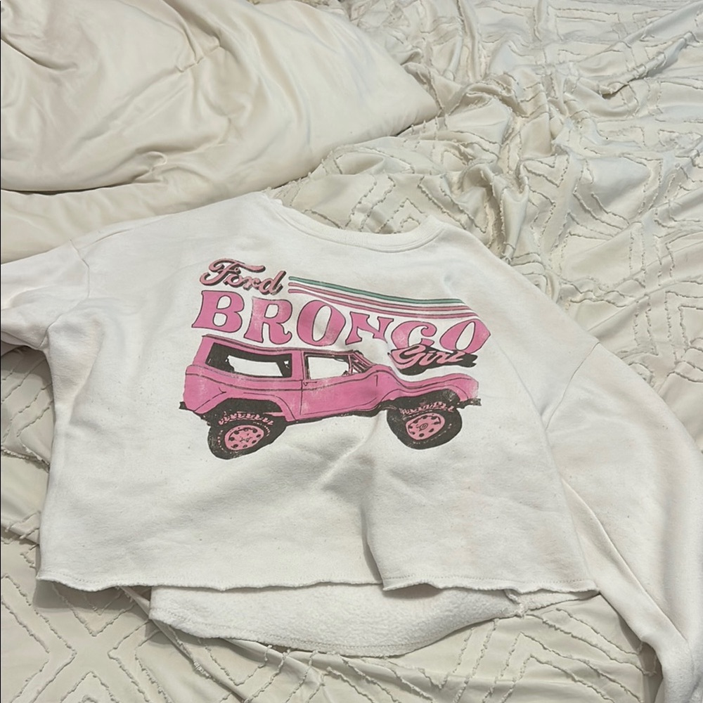 Target White and Pink Kids Sweatshirt